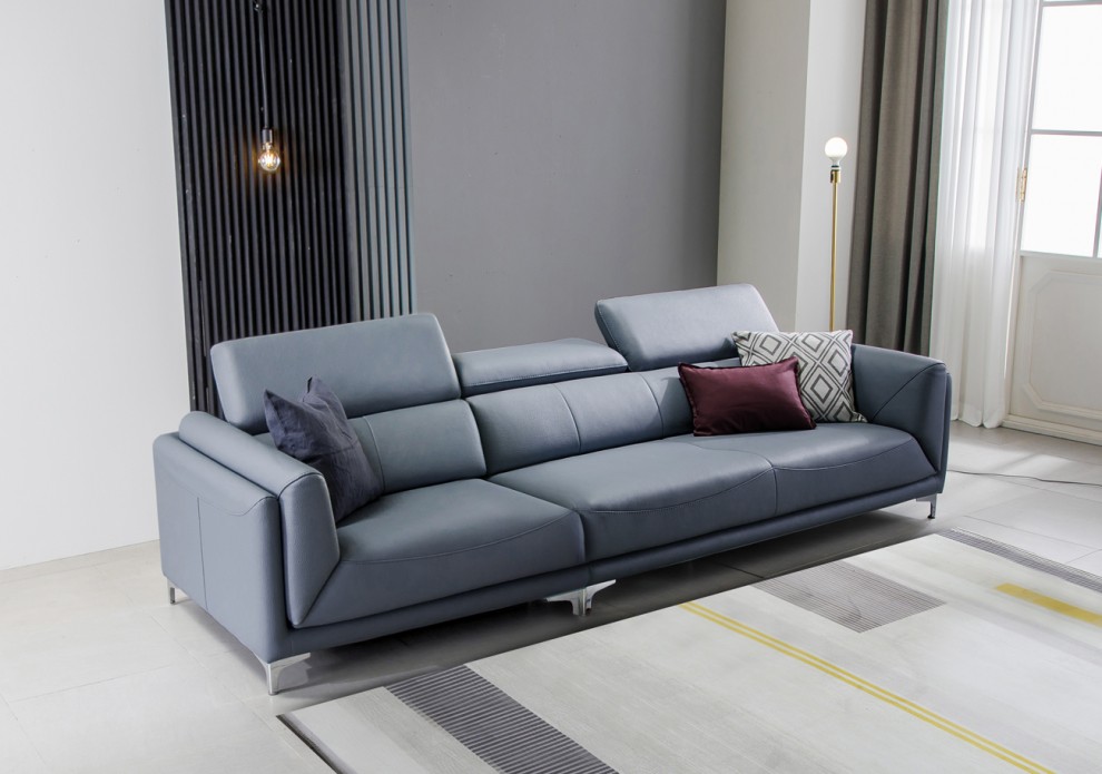 [특가]커스틴 천연 통가죽 4인 소파