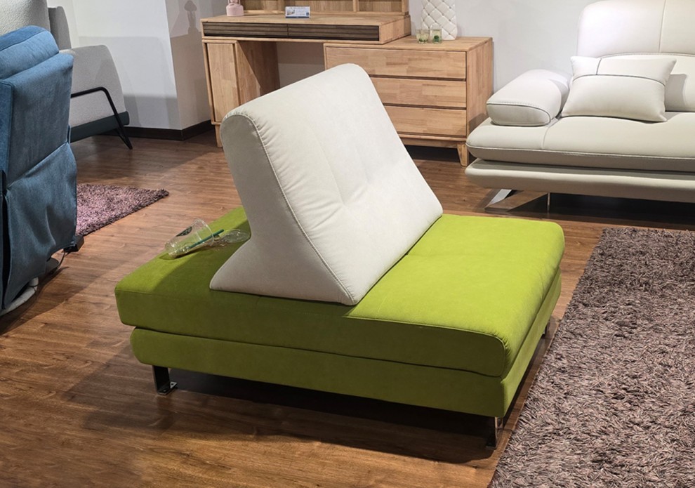 [전시]웨스트 아쿠아클린 패브릭 중간 1인 소파