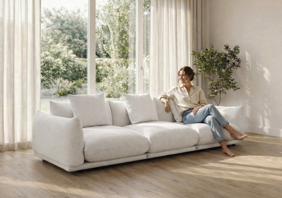 모엔 패브릭 3인/4인용 소파