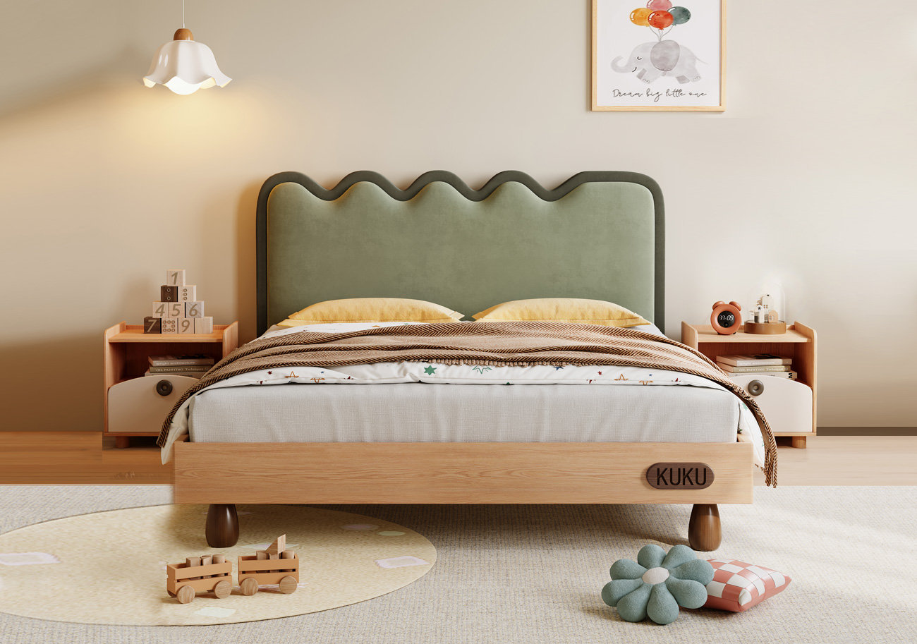 올리브 원목 침대 프레임 - 라지슈퍼싱글LSS / 퀸Q