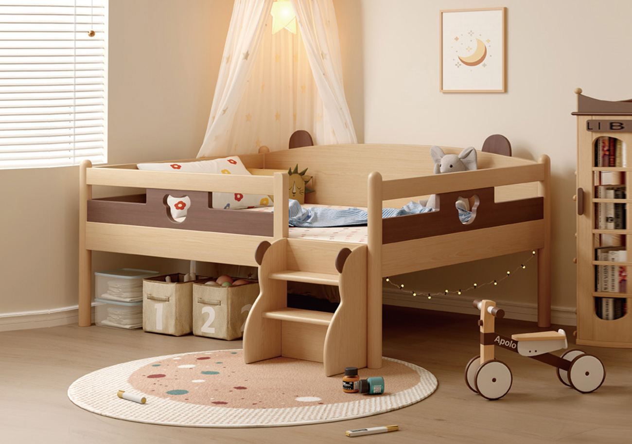 로아앤 원목 침대 프레임 - 라지슈퍼싱글 LSS / 퀸Q 