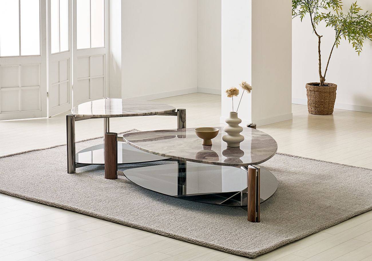 디웰 대리석 명품 가구 소파테이블