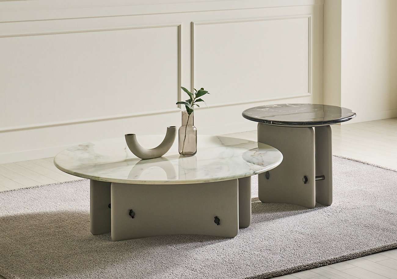 발렌티 대리석 명품 소파테이블 