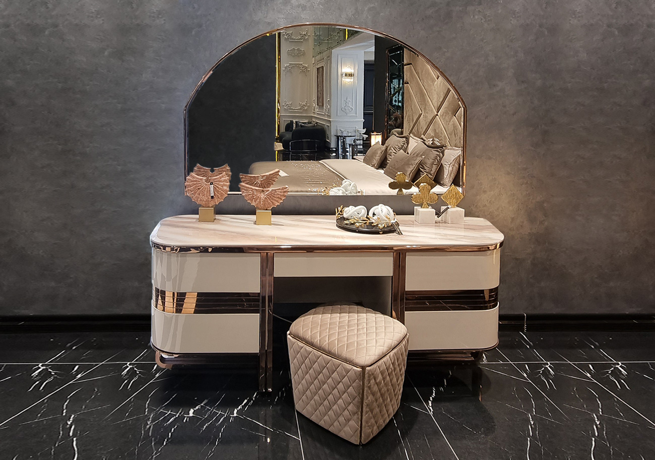 디에고 대리석 명품 가구 화장대 (지브라노 ZEBRANO) 