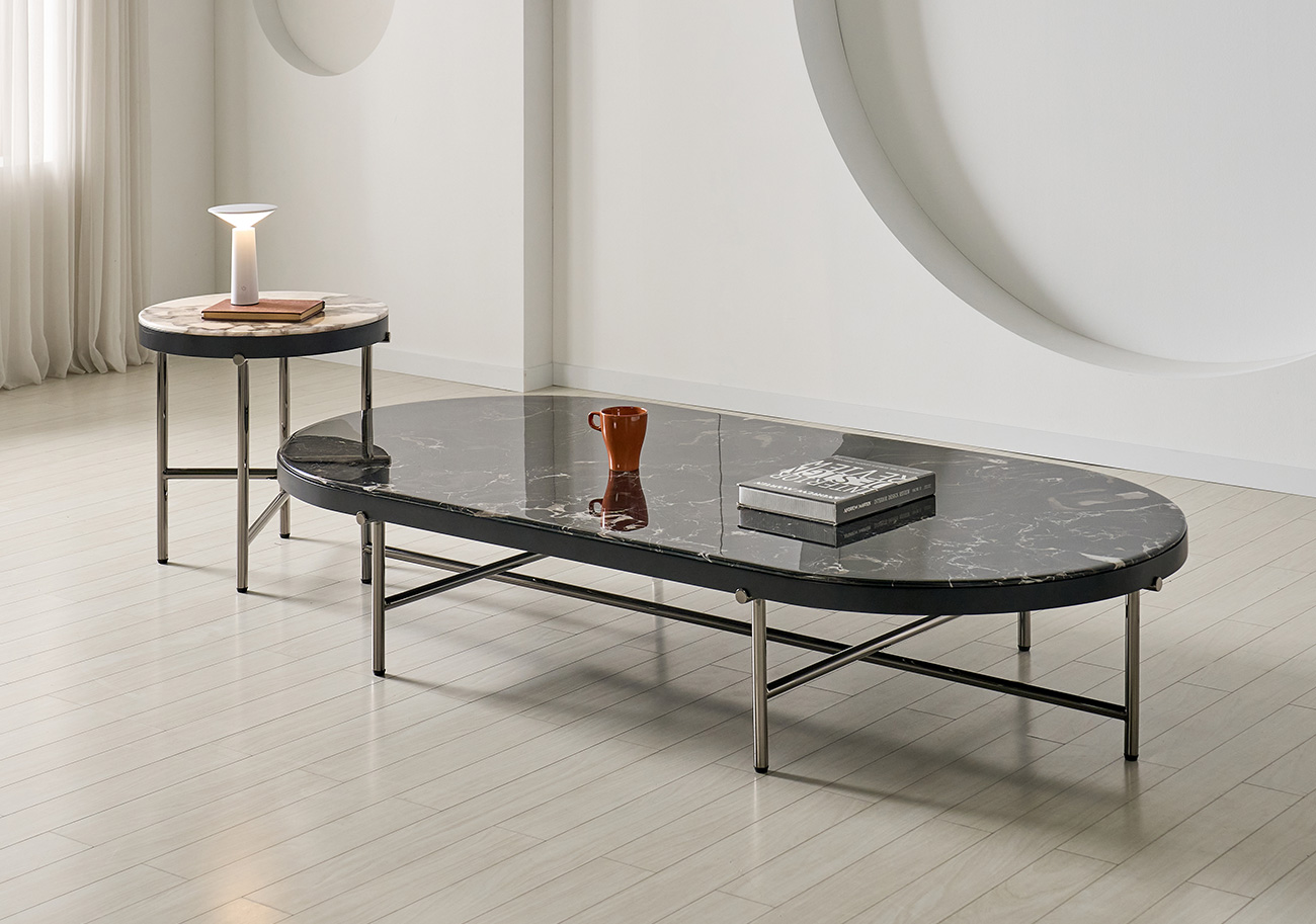 카슨 대리석 소파테이블