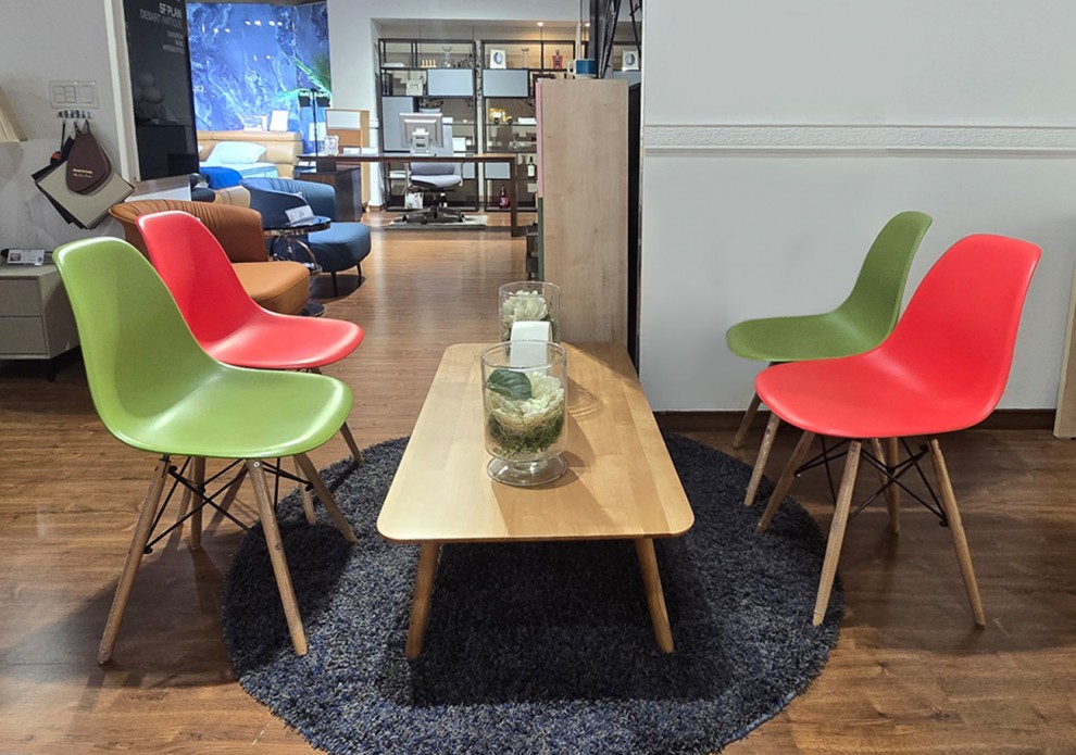 [전시] 포인트 컬러 탁자 세트