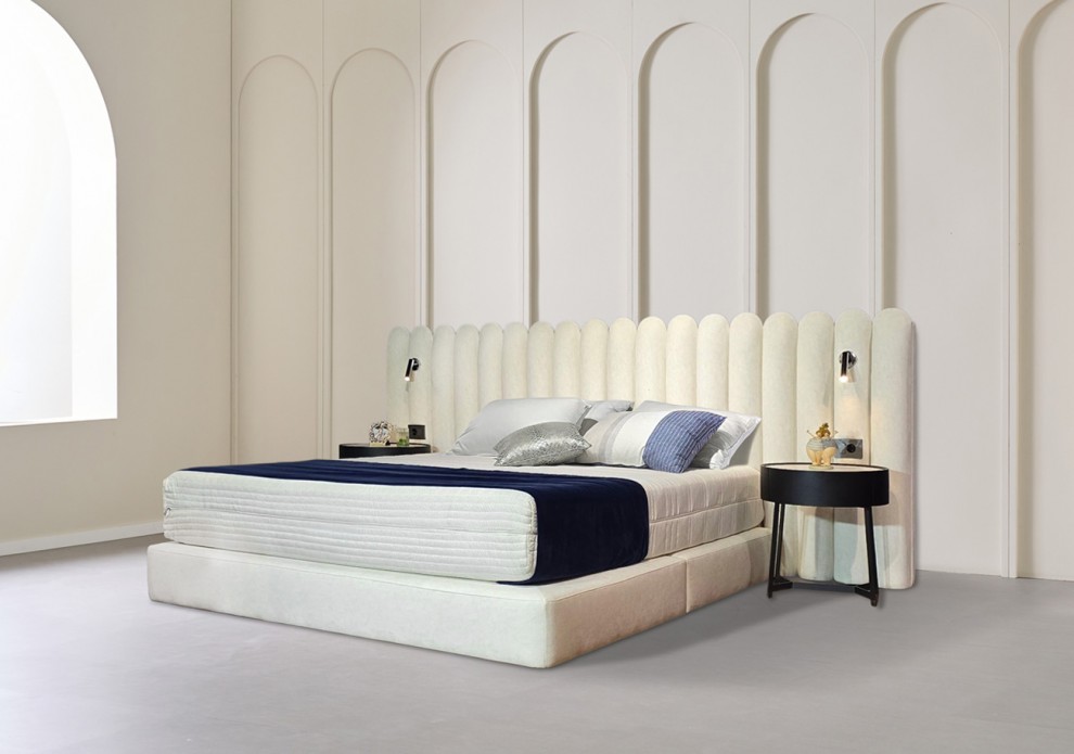 바톤 패브릭 명품 침대 프레임 - 퀸Q / 킹K 바톤 패브릭 명품 침대 프레임 - 퀸Q / 킹K